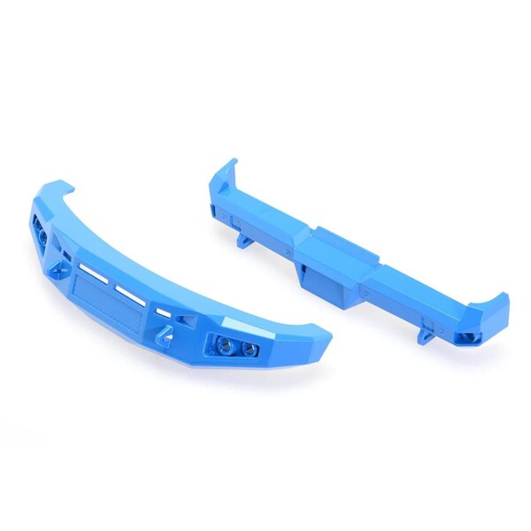 Plushdeluxe KAOS Daytona Blue Bumper Set Front & Rear for F250 & F450 Racing Parts PL3531920 - main
